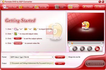Pavtube DVD to 3GP Converter screenshot 3