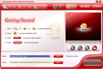 Pavtube DVD to Gphone Converter screenshot 2