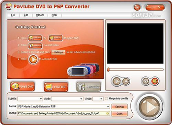 Pavtube DVD to PSP Converter screenshot 2