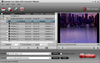 Pavtube Free Video DVD Converter Ultimate screenshot 10