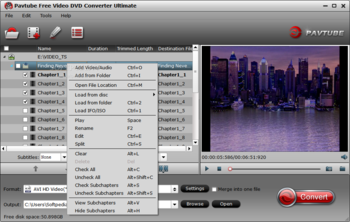 Pavtube Free Video DVD Converter Ultimate screenshot 11