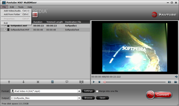 Pavtube MXF MultiMixer screenshot 3
