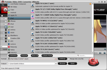 Pavtube Video DVD Converter Ultimate screenshot 3