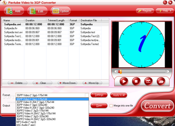Pavtube Video to 3GP Converter screenshot 2