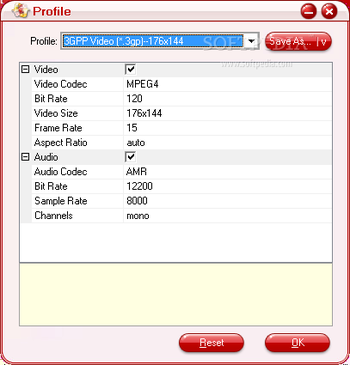 Pavtube Video to 3GP Converter screenshot 3