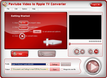 Pavtube Video to Apple TV Converter screenshot 3