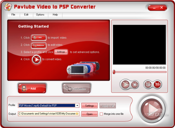 Pavtube Video to PSP Converter screenshot 3