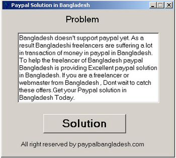 Paypal Bangladesh screenshot