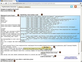 PayPal Button Generator screenshot 3