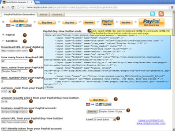 PayPal Button Generator screenshot 6