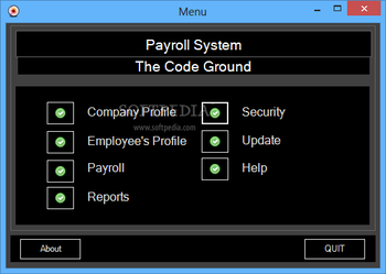 Payroll bill screenshot
