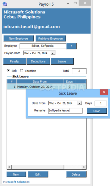 Payroll screenshot 5