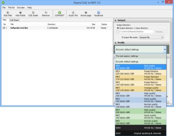 Pazera FLAC to MP3 screenshot 4