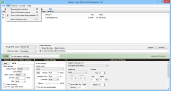 Pazera Free 3GP to AVI Converter screenshot 3