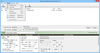 Pazera Free 3GP to AVI Converter screenshot 4