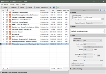 Pazera Free AVI to MP3 Converter screenshot 2