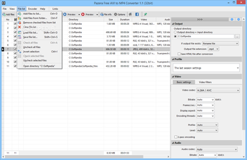 Pazera Free AVI to MP4 Converter screenshot 4