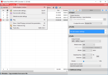 Pazera Free WMA to MP3 Converter screenshot 5