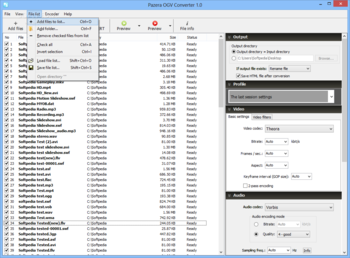 Pazera OGV Converter screenshot 4