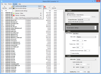 Pazera OGV Converter screenshot 5