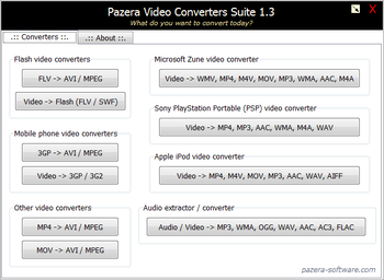 Pazera Video Converters Suite screenshot 2