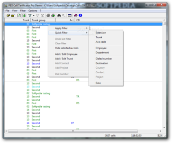 PBX Call Tarifficator Pro screenshot