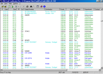 PBX Call Tarifficator Pro screenshot