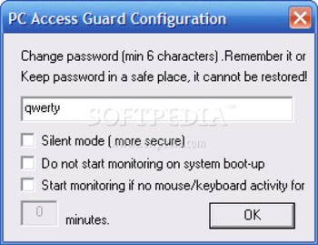 PC Access Guard screenshot
