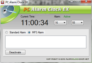 PC Alarm Clock EX screenshot