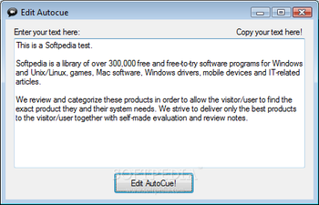 PC AutoCue screenshot 2