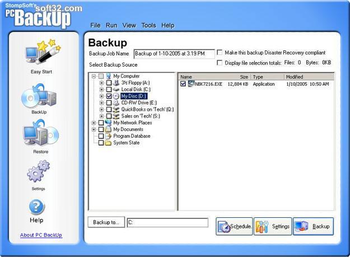 PC Backup screenshot