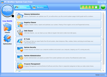 PC Brother System Care Free screenshot 2