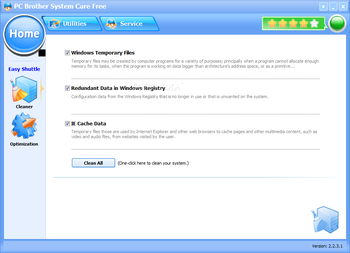 PC Brother System Care Free screenshot 3