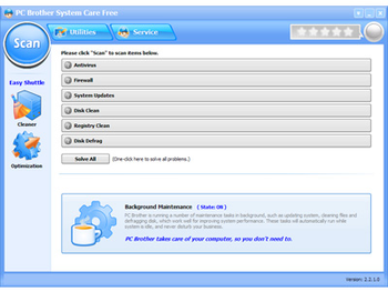 PC Brother System Care Free screenshot
