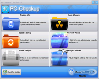 PC Checkup screenshot