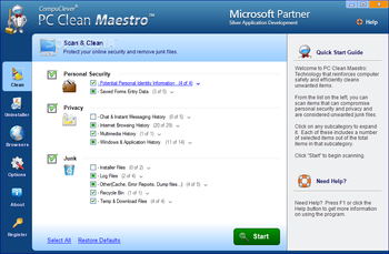 PC Clean Maestro screenshot