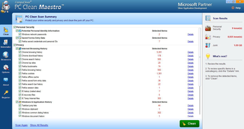 PC Clean Maestro screenshot 3