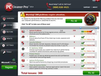 PC Cleaner Pro 2014 screenshot 2
