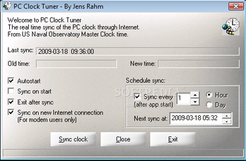 PC Clock Tuner screenshot