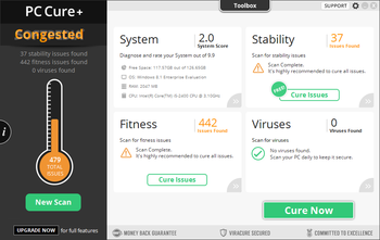 PC Cure+ screenshot