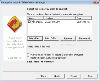 PC-ENCRYPT screenshot 2