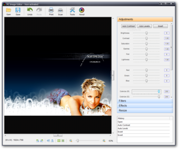 PC Image Editor screenshot