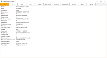 PC Info screenshot
