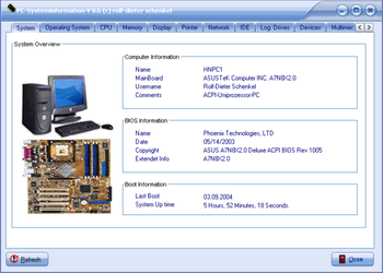 PC-INFO32 screenshot
