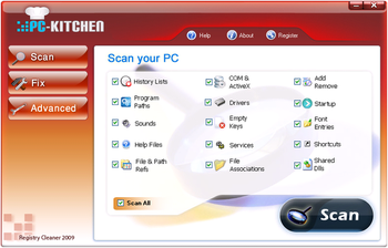 PC Kitchen Registry Cleaner 3 screenshot