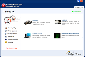 PC Optimizer 360 screenshot 3