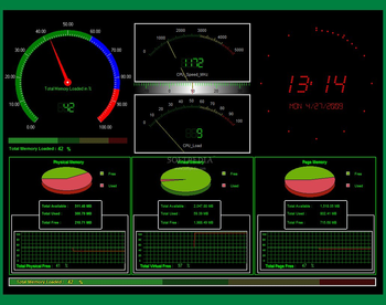 PC Performance Screensaver screenshot