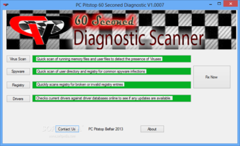PC Pitstop 60 Second Diagnostic screenshot