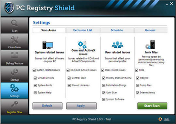PC Registry Shield screenshot
