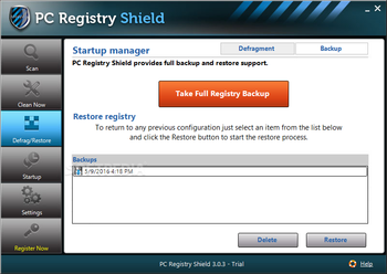 PC Registry Shield screenshot 3